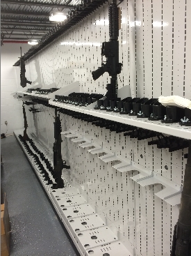 Weapon Shelving Systems from Combat Weapon Storage