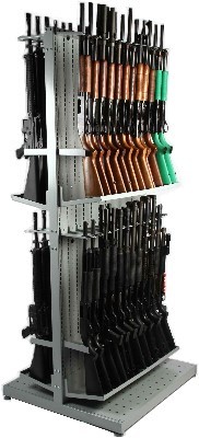 Double Sided Weapon Shelving with Rifle Base