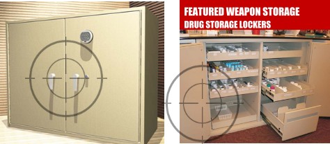 Combat Drug Storage Lockers