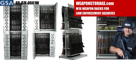 M16 Weapon Racks for Law Enforcement Agencies