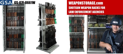 Shotgun Weapon Storage Systems for Law Enforcement agencies.