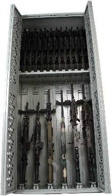 M-249s stored with M40s & M240s