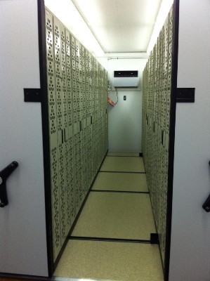 Mobile Weapon Storage System installed in ARMAG portable arms room